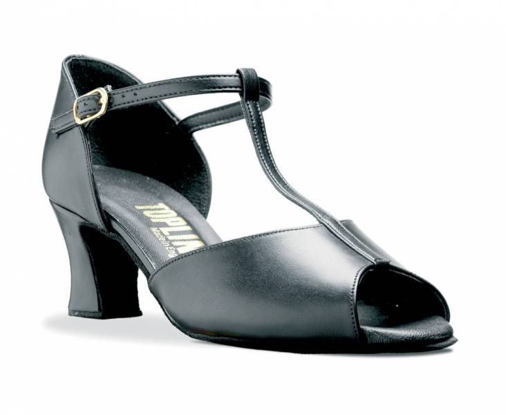 black t bar dance shoes